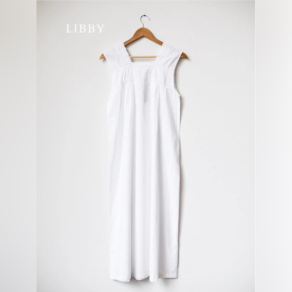 NWT Heirloom Art Co. Libby White Nightgown sz XL